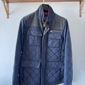 Vince Camuto Men's Quilted Navy Field Jacket